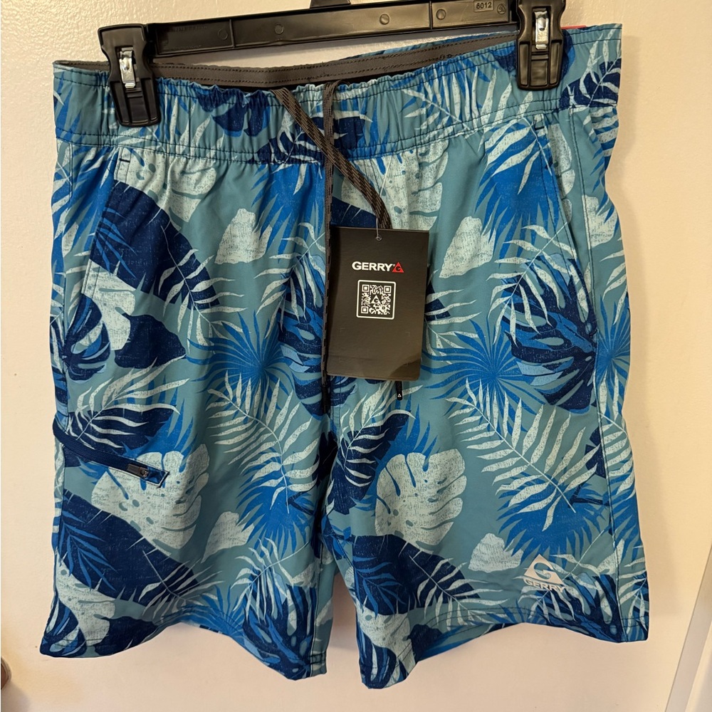 Gerry Weber Men's Blue Tropical Swim Shorts
